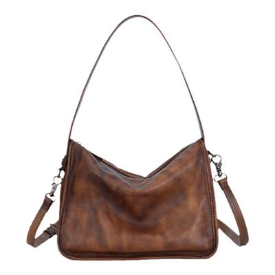 法缇斯复古文艺软牛皮小方包