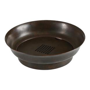 中式铜壶承壶托储水式干泡台茶盘小茶台茶承紫砂茶壶托盘功夫茶具