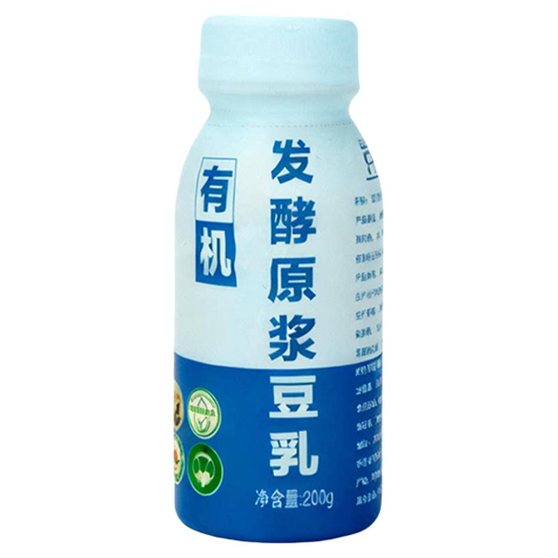 植物酸奶纯素食大豆原浆发酵酸奶