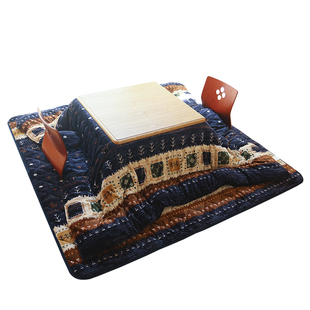 山形日本取暖桌冬季榻榻米茶几被炉折叠炕桌飘窗矮桌子暖炉桌保暖