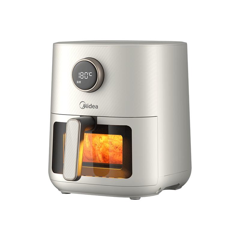 美的空气炸锅免翻面家用2025新款可视全自动智能电炸锅烤箱多功能