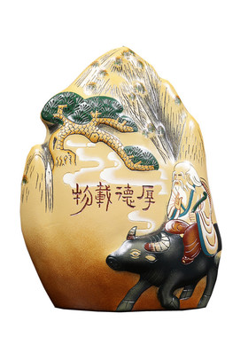 客厅博古架装饰摆件陶瓷新中式