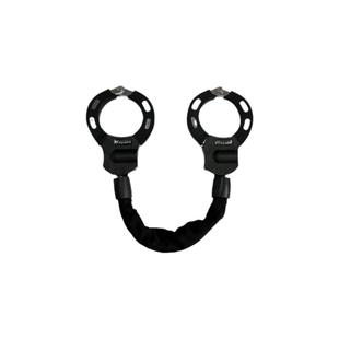 双头内径7.4cm中号手铐型摩托车锁电动车门锁防盗链条锁加粗防剪