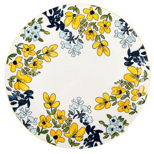 日式花繁系列烘焙餐具套装烤盘手绘陶瓷拉面碗汤碗盘子陶瓷碗餐盘