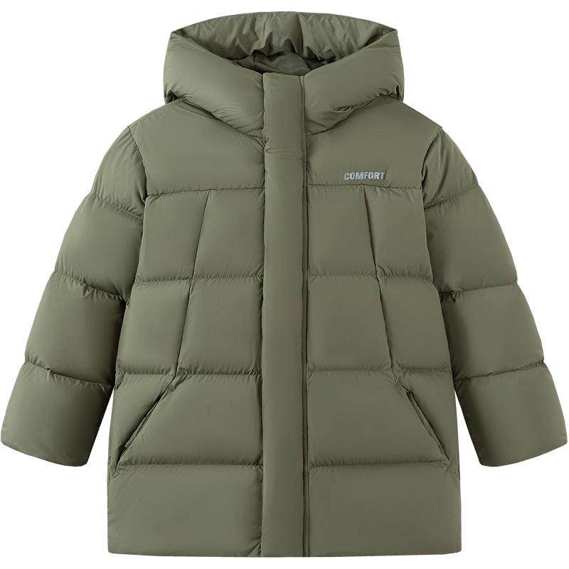 森马儿童高充绒量羽绒服防寒服2025冬装宝宝男童女童加厚三防外套