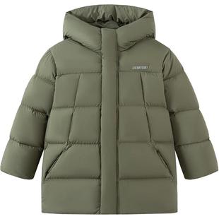 森马儿童高充绒量羽绒服防寒服2025冬装宝宝男童女童加厚三防外套