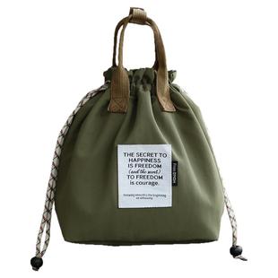 饭盒手提袋上班族带饭的提包男士饭兜饭盒包保温便当袋子通勤餐包