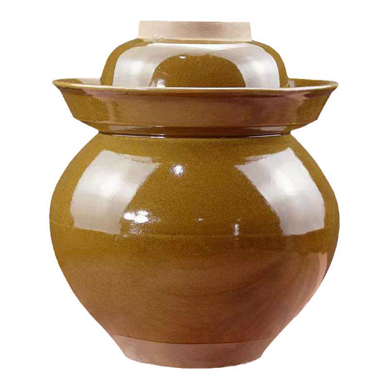 盛江泡酸菜老式土陶泡菜坛子