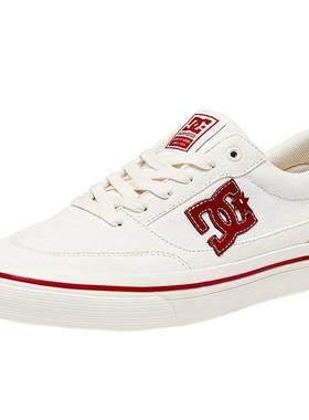DCSHOES CANVAS 夏季新款男鞋帆布鞋真皮小白鞋休闲鞋男