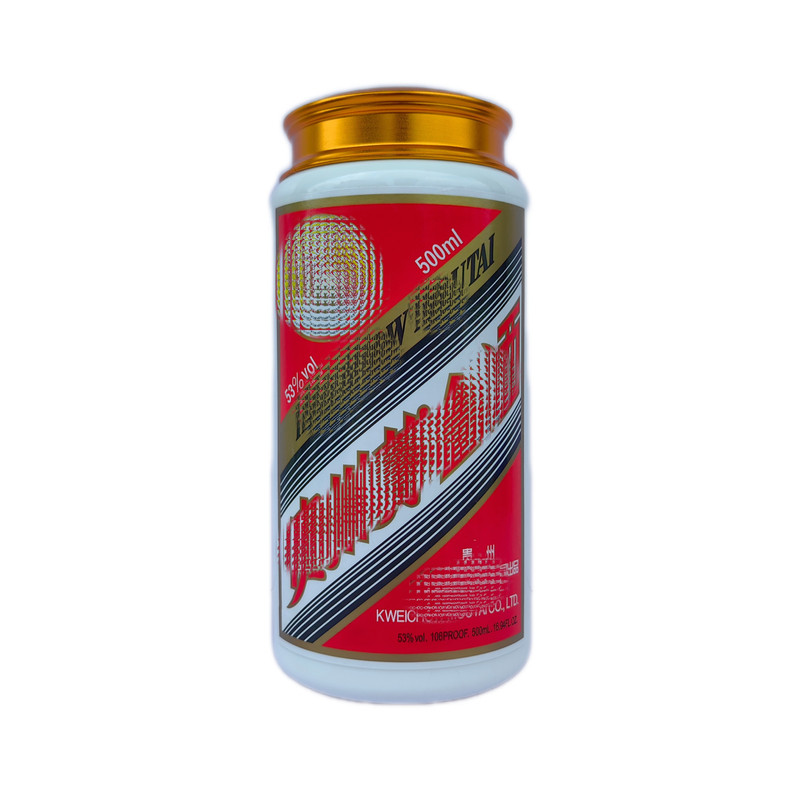 手工切割密封玻璃茶叶罐500ml
