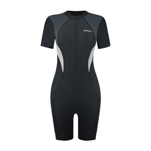 2025新款专业泳衣女士连体大码胖mm竞速五分裤游泳馆专用学游泳衣