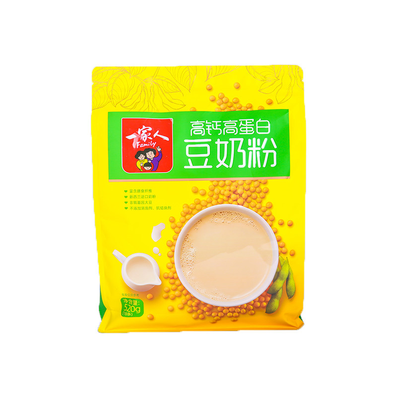 一家人豆奶粉维他高钙高蛋白儿童学生营养早餐豆浆520g（17小包）