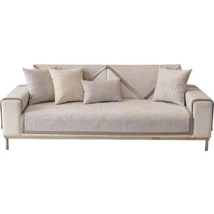 四季通用雪尼尔防滑坐垫套罩盖布巾2025新款轻奢皮沙发垫子高级感