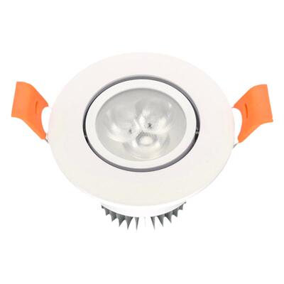 220V12V24伏超薄led小射灯3W开孔55mm嵌入式客厅家用背景墙牛眼灯