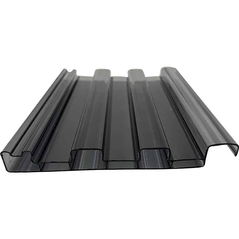 PC隔热屋顶铝合金护墙板双层瓦板隔热透明阳光房铝板长城铝瓦片