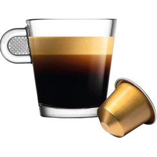Nespresso奈斯派索胶囊咖啡 沃鲁托意式浓缩进口黑咖啡浅烘10颗装