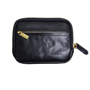 真皮小钱包男短款潮款学生拉链零钱包钥匙包牛皮超薄手拿包女卡包