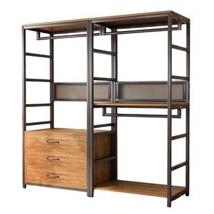 衣帽架卧室落地挂衣架置物架衣帽间架子组合衣服货架开放式衣柜