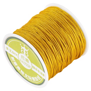 土黄色文玩线绳佛珠玉石手串专用绳无弹力串珠线绳吊坠挂绳编绳线