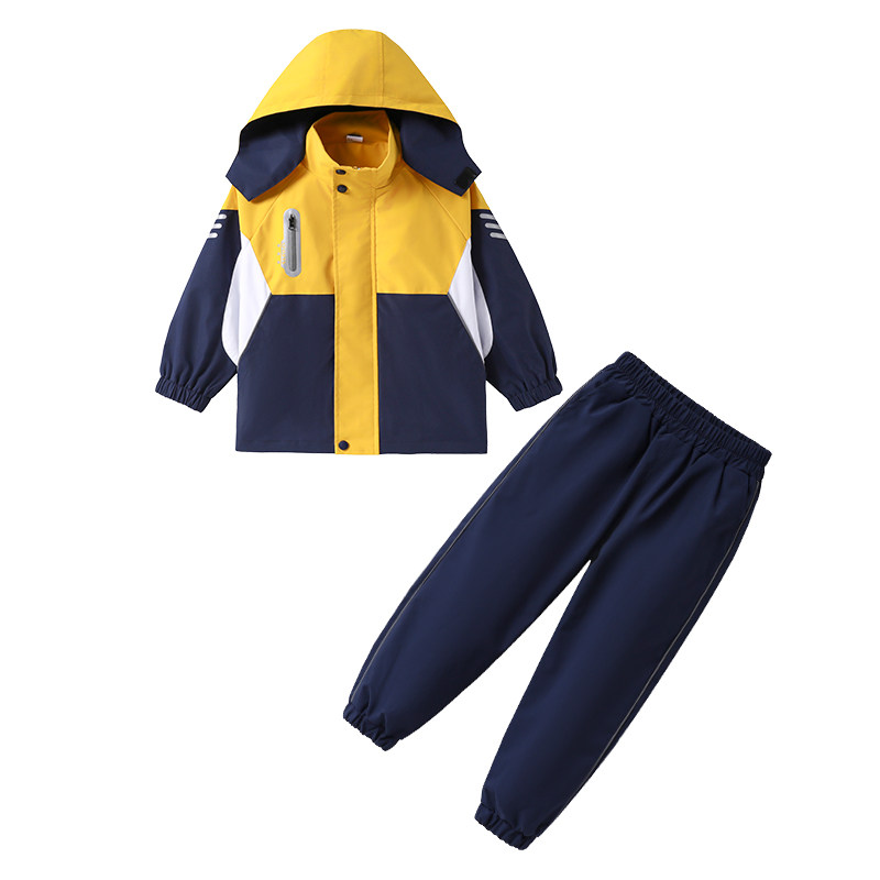 幼儿园园服春秋冬季小学生校服外套儿童冲锋衣三五件套一年级班服