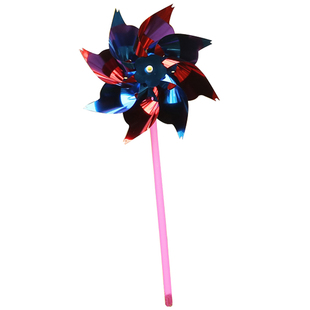 地摊推扫码小礼品户外幼儿园活动礼物塑料薄片小风车厂家清仓包邮