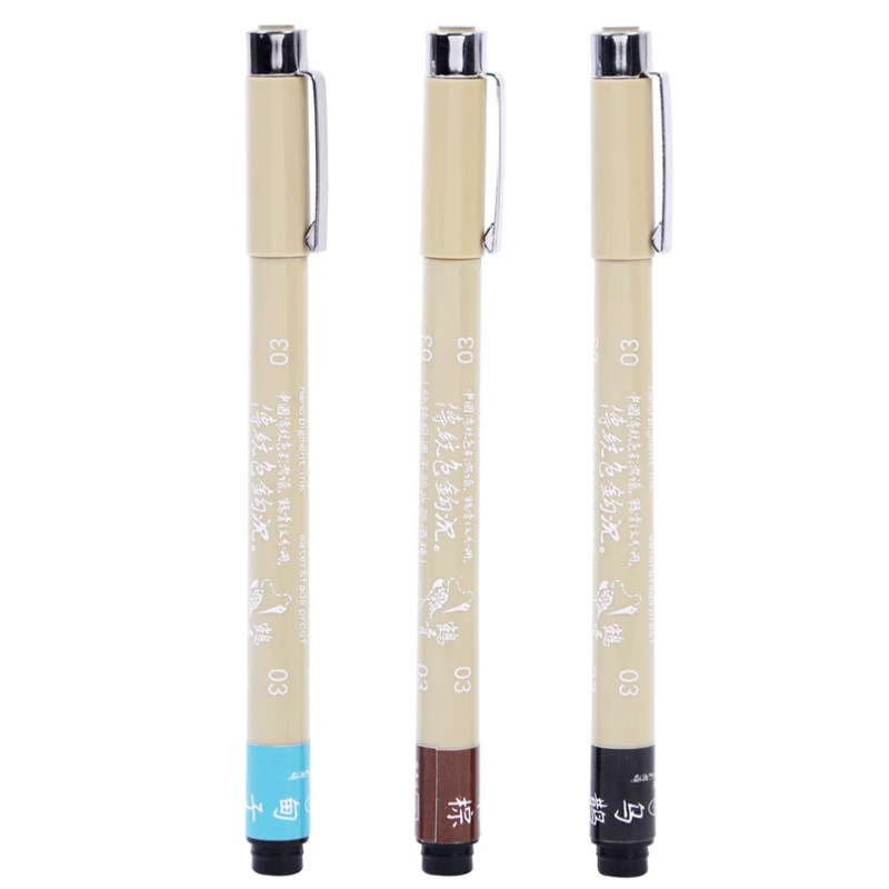 36色纳米针管笔速干防水丝滑安全