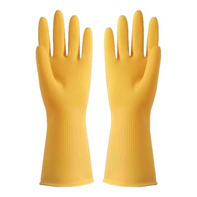 牛筋乳胶手套家务洗碗厨房耐用胶皮加厚橡胶硅胶劳保耐磨防水工作