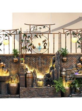 屏风隔断酒店大厅乔迁礼品水幕墙