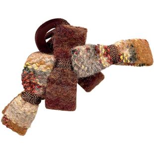 复古头发抓夹女毛呢蝴蝶结鲨鱼夹2025新款高级感盘发夹高颜值发饰