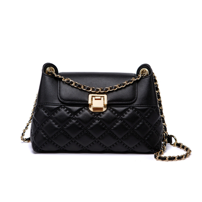 菱格链条包高级感轻奢单肩腋下包