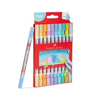 德国辉柏嘉水彩笔套装双头小学生儿童幼儿园可画画填色用美术彩色涂鸦画画笔10色20色绘画套装