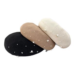 日本和纸贝雷帽女士夏季时尚百搭画家帽2025年优雅薄款八角帽子女