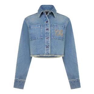 ANN ANDELMAN   秋冬女时尚短款水洗牛仔衬衫外套银泰百货 301286