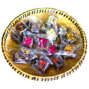 古法黑糖姜茶老姜玫瑰纯正老黑糖红糖块纯甘蔗独立袋装单独小包装