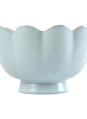 汝窑陶瓷收藏中式风家居客厅莲花