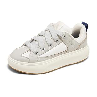 斯凯奇面包鞋|女鞋春季流行时尚板鞋休闲运动鞋厚底增高小白鞋