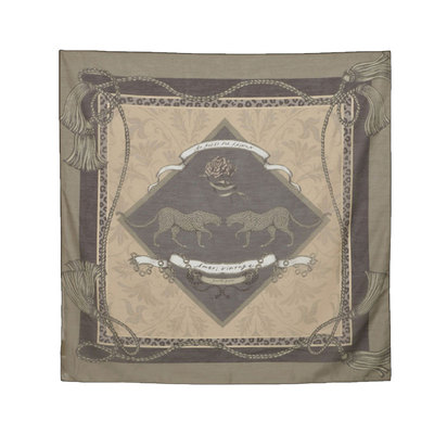 AMERI MIHO MURAKAMI合作款MEDI插画丝巾易搭大方巾01111531390