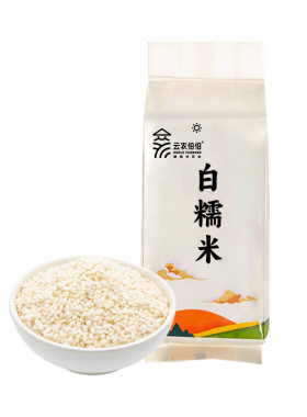墨江糯米农家批发云南白糯米圆糯米新鲜鲜米江米酒酿饭团包粽子