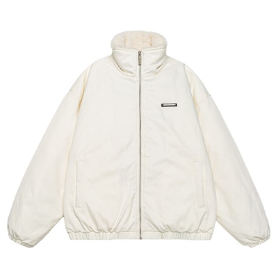 GOGOSOON羽绒服男新款2025冬季羊羔绒外套90白鸭绒加厚保暖宽松潮