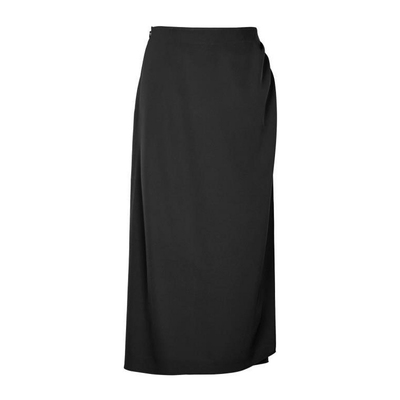 婉甸2025夏季新品黑色/棕褐色长包裙优雅半身裙1242K09RJBYX