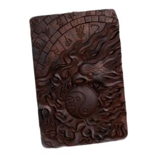 龙虎山天师府发货官方旗舰店雷击枣木虎头紫薇讳吊坠吊牌道家饰品