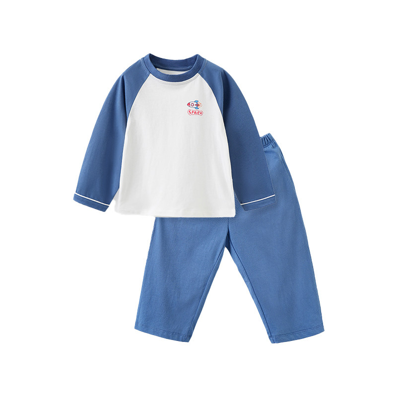 婴幼儿睡衣全棉春秋家居服两件套