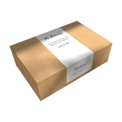 飞机盒封口贴定制快递开箱视频广告不干胶设计饰品包装盒提示封条纸箱封箱标签印刷礼物纸盒装饰logo贴纸定做