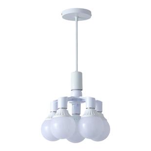 北欧简约LED吊灯圆形个性E27龙珠灯泡吸吊照明餐厅咖啡厅装饰灯具