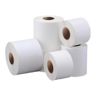 安杰优防水合成纸标签贴纸玻璃板材家具标签纸不留胶可移除标签纸合成撕不烂条码打印纸超市价格贴纸