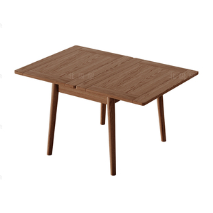 折叠餐桌实木家具家用小户型2025新款餐桌椅新中式小方桌吃饭桌子