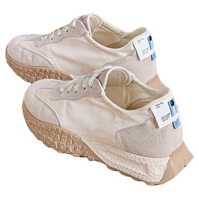 厚底内增高7CM德训鞋女秋季新款小个子休闲透气运动百搭阿甘鞋子