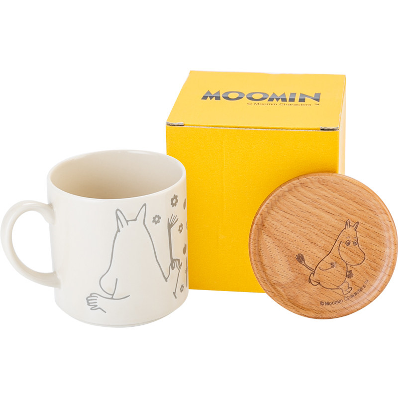Moomin姆明木盖马克杯