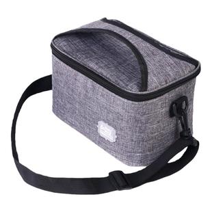 便当包男士斜挎单肩午餐包盒保温袋女上班族带饭的手提保温便当袋