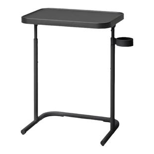 IKEA宜家代购比约高森小边桌可升降折叠沙发床边小桌子茶几带杯架